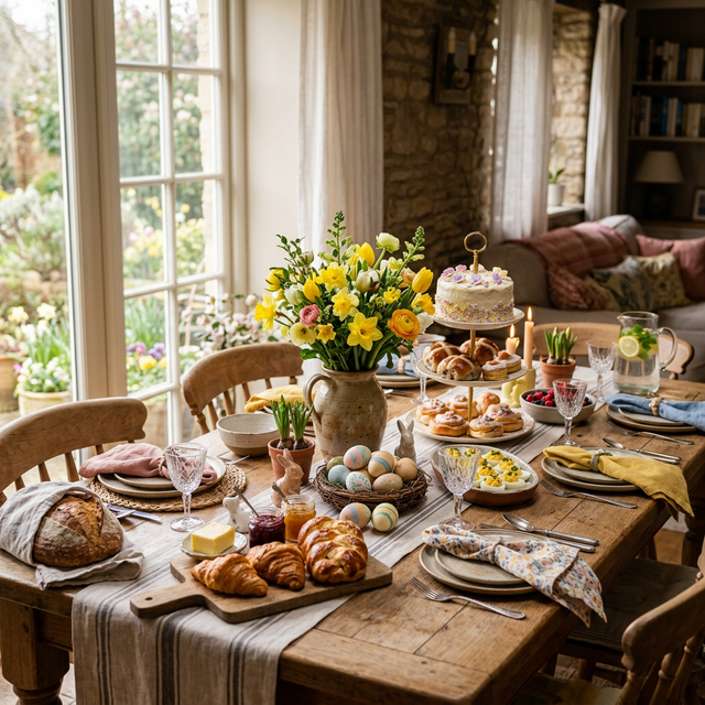 Osterbrunch Festtafel